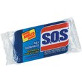 S.O.S. Scrubber Sponges, All Surface, 2-1/2"x4-1/2" BE, PK 12 CLO91017CT